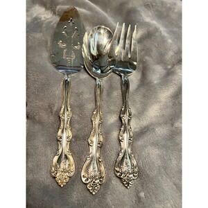 International Silverplate‎ Interlude 3 Pc Serving Set Spoon Fork Server Vintage